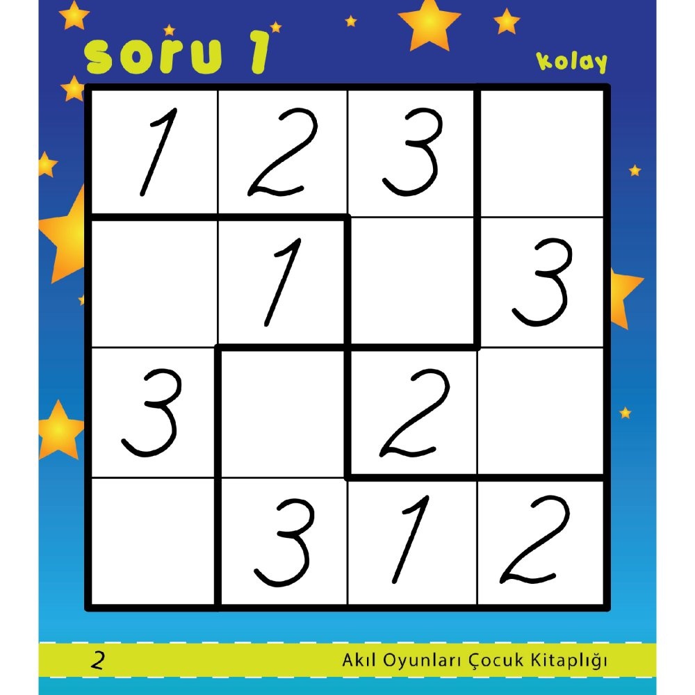 Çocuklar İçin Bölgesel Sudoku